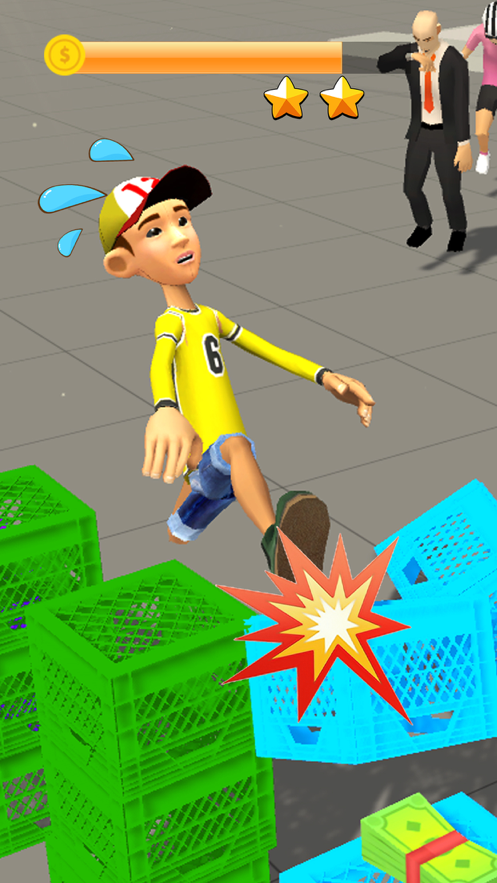 街头牛奶箱挑战