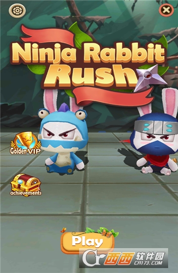 Ninja rabbit Rush - Fun Running Games(忍者兔逃亡)
