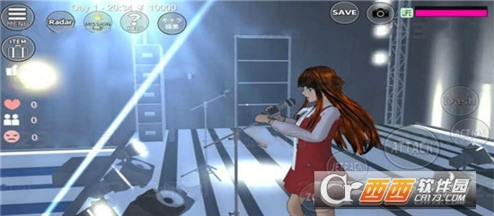 樱花校园模拟器樱花live house