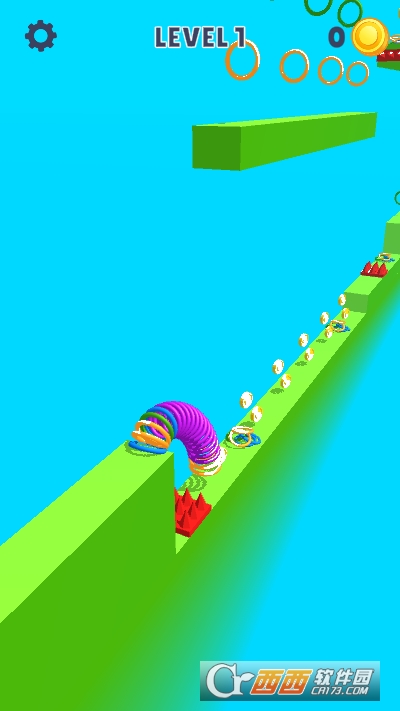 五彩弹簧圈游戏