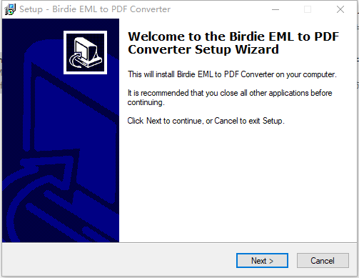 Birdie EML to PDF Converter(EML到PDF转换器)