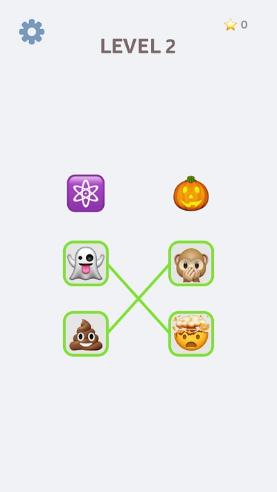 Emoji Puzzle!(表情连连看烧脑游戏)