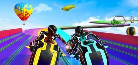 超级坡道摩托车